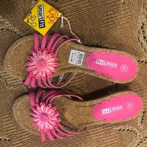 Pink Flower Sandals